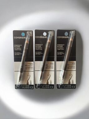CoverGirl Perfect Blend Brow Pencil - Smokey Taupe (3-Pack) NIB